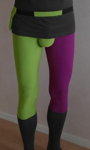 Dual colored lyggings